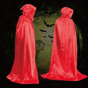 Party & Diy Decoraties Halloween Kostuum Wizard Cape Dweilen Volwassen Grim Reaper Zwart Rood Zilver Gouden Mantel