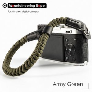 Bergbeklimmen Nylon Touw Camera Wrist Hand Strap Riem Voor Mirrorless Digitale Camera Leica Canon Nikon Olympus Pentax Sony