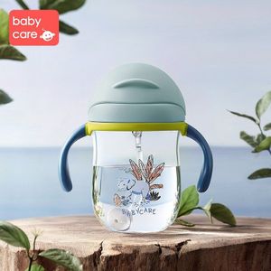 Bc Babycare 240Ml Kinderen Leren 360 ° Drinkwater Fles Baby Sippy Cup Lekvrij V-Stro Anti-verslikte Kids Training Cup