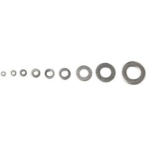 800Pcs M2/M2.5/M3/M4/M5/M6/M8/M10/M12 Roestvrij staal Platte Ringen Afdichting Metrische Vlakte Ring Pakking Voor Hardware Montage Kit