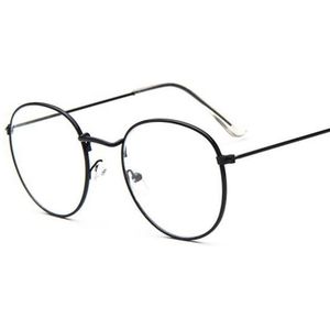 Retro Vrouwen Brilmontuur Mannen Brillen Frame Vintage Ronde Clear Lens Transparante Zonnebril Frame Vrouwen