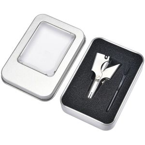 Roestvrij Staal Handmatige Wassen Neus Trimmer Apparaat Mechanische Neus Haar Trimmer Scheren En Ontharing Tool