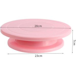 Plastic Taart Draaitafel Anti-skid Bakvormen Draaitafels 360 Graden Roterende Cake Stand Cake Decorating Gereedschap