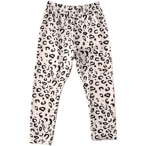 Mode Meisje Luipaard Print Leggings Broek Stretch Katoenen Broek Casual Meisjes Elastische Taille Potlood Broek 2-7Years