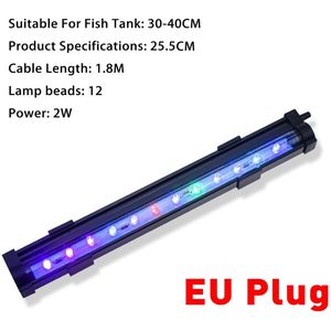 100-240V Aquarium Led Bar Licht Waterdicht Aquarium Licht 15-55.5 Cm Onderwater Led Licht Lamp voor Aquaria Decor Verlichting