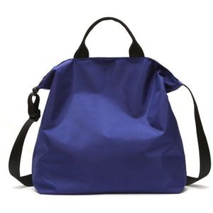 Mode Nylon Handtassen Vrouwen Mannen Boodschappentassen Herbruikbare Boodschappentas Kleur Zwart Blauwe Zakken Grote Tote
