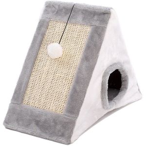 CAWAYI KENNEL Katten Huis Schraper Board Kat Frame Klimmen Slijpen Klauw Speelgoed voor Katten casa gato con rascador gato grattoir chat