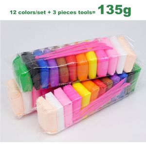 Kleur Soft Polymer Clay Licht Kinderen Educatief Air Droog Plasticine Veilig Kleurrijke Lichte Klei Diy Molding Speelgoed Voor Meisjes