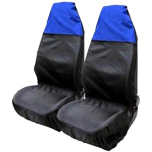 2Pcs Waterdichte Polyester Universele Seat Cover Voor Auto Van Stoelhoezen Protectors Antislip Backing Stofdicht Voor Auto 'S bus Van