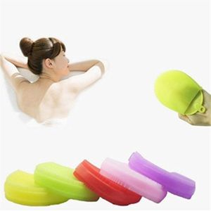 1Pc Zachte Siliconen Massage Scrub Handschoenen Voor Peeling Body Bad Borstel Exfoliërende Handschoenen Footbrush Voor De Bad Body Borstel