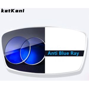 Katkani 1.56 ~ 1.74 Anti-Blauw Licht Bijziendheid, Verziendheid, astigmatisme Computer Beschermende Lens Hmc Coating Super Clear Lens 1 Paar