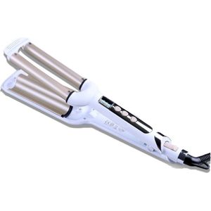 Krullend Haar Artefact Drie Buis Krultang Wave Roll Haar Krultang Met Lcd Display Keramische Triple Barrel Haar Tools