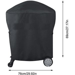 Waterdicht Stofdicht Opslag Barbeque Grill Cover Bbq Rolling Winkelwagen Grill Cover Voor Weber Q1000 Q2000 Serie 7113