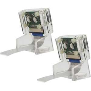 2X Ov5647 Mini Camera Acryl Houder Transparant Webcam Beugel Voor Raspberry Pi 3 Camera