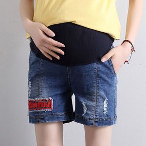 Moederschap denim shorts zomer dunne legging losse plus size moederschap broek voor moeder 100 kg zomer broek zwangerschap meisje korte