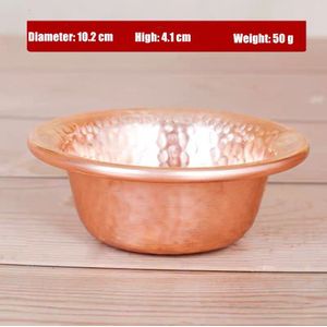 Relief Zuiver Koper Drinkbak Puur Messing Kleine Gunstige Tibetaanse Heilige Water Cup Gouden Boeddhistische Kom Thuis 'S Decoratieve