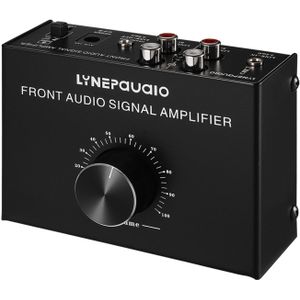 Elektronische Audio Versterker Compact Stereo Amp Voorversterker Met Rca Input & Output Aansluitingen 3.5Mm Poort Volumeregeling Voor Luidsprekers