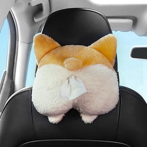 Universele Auto Armsteun Tissue Doos Cartoon Schattige Dieren Tissue Box Voor Auto En Thuis, Vrij Verstelbare Elastische Band