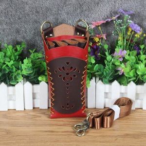 Pu Leer Haar Schaar Zak Clips Kam Case Kappers Kapper Haar Schaar Holster Pouch Holder Tool Salon Taille Verpakking Riem tas