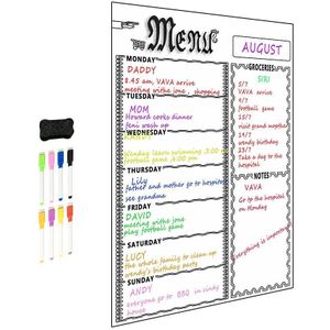 Lijm Wekelijkse Plan Board Note Tafel Voor Keuken Koelkast Schoolbord Sticky Board