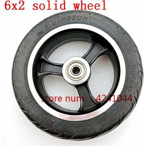 5/5.5 /6 Inch Solid Wielen 5 ''5.5X2 145X40 6X2 Solid Tyre en Lichtmetalen Velg Voor Snelle Wiel F0,jackhot,Nes Carbon Fiber Scooter