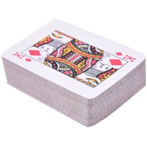 1Set Draagbare Papier Mini Poker Traditionele Set Casino Tool Board Game Gokken Speelkaarten Mini Poker