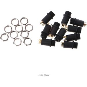 10 Pcs 3.5 Mm 4 Kanaals Vrouwelijke Hoofdtelefoon Stereo Jack Panel Mount Connector Vergulde