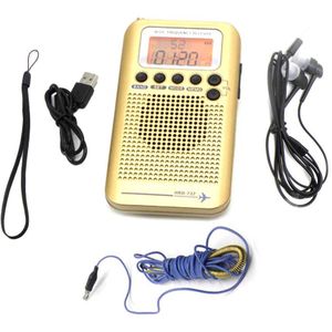 Vliegtuigen Band Radio Ontvanger Vhf Draagbare Volledige Band Radio Recorder Voor Air/Fm/Am/Cb/Vhf /Sw Radio