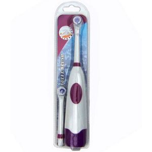 Tand Whitening 1 Set Elektrische Tandenborstel Met 2 Opzetborstels Battery Operated Mondhygiëne Geen Oplaadbare Tanden Borstel