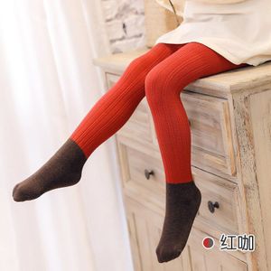 Lente En Herfst Katoen Mode Kleur-Blocking Jumpsuit Kinderen Multi-color High-Density Gebreide Anti-pilling Tweeërlei Gebruik Bestand