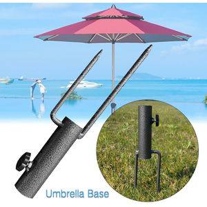 Outdoor Paraplu Stand Rack Parasol Standhouder Metalen Outdoor Stand Strand Insert Plug Tuin Paraplu Stabilizer Accessoires