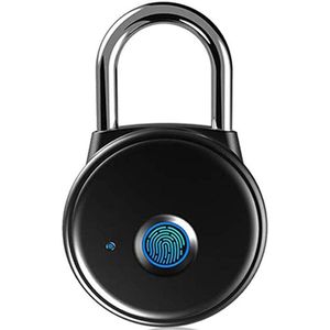 Vingerafdruk Hangslot Smart Bluetooth Telefoon App Slot Beveiliging Deurslot Outdoor Deur Hangslot Lijn