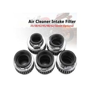 35/42/48/52mm Air Filter Cleaner Motorfiets Pit Bike Rvs Air Cleaner Intake Filter voor Honda/Kawasaki/Yamaha Moto
