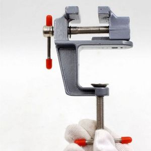 Bankschroef Mini Kleine Aluminium Draagbare Duurzaam Klem Op De Tafel Vaste Sieraden Bankschroef Mini Tool Vise Multifunctionele