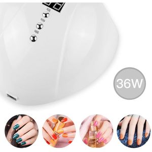 Nagel Droger Voor Nail LED UV Lamp 36W MINI USB Lamp Voor Manicure LCD Display Inductie Drogen Alle Gels nagellak Nail Art Gereedschap