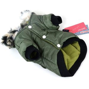 4 kleuren Grote Puppy Hond Faux Pockets Fur Getrimd Hond Truien Jacket Kostuum Leuke Warme Jas Voor Huisdier Kleding