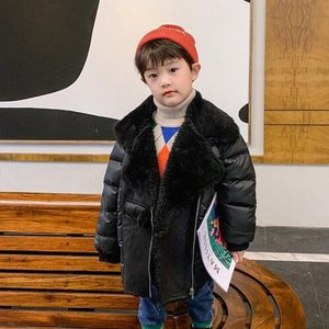 Jongens Warm Houden Katoen Gevoerde Kleding Winter Winter Koreaanse Stijl Katoen Gewatteerde Jas Modieuze Kinderkleding