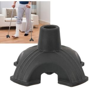 1 st Gezondheidszorg Cane Tip Self Staande Rubber Vier Base Ondersteuning Anti Skid Wandelstok Pad voor Kruk 19mm NON-SLIP End Bodem