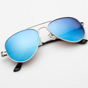 Ovale Bijziendheid Zonnebril Met Graden Metalen Blauwe Coating UV400 Goggle Vrouwen Mannen Bijziend Bril-300-350-400