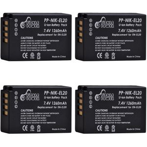 2Pcs EN-EL20 En EL20 En EL20a Batterij Voor Nikon Coolpix P1000 Nikon1 J1 J2 J3 Nikon1 AW1