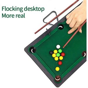 Simulatie Draagbare Desktop Speelgoed Set Mini Tafelblad Pooltafel Grappige Kinderen Mini Tafel Biljart Pool Fun Entertainment Speelgoed