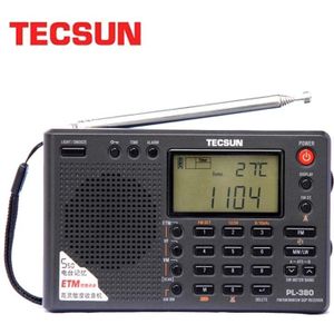 Tecsun PL-380 Volledige Band Radio Digitale Demodulatie Stereo Pll Draagbare Radio Fm/Lw/Sw/Mw Dsp Ontvanger internet Radio