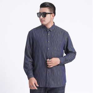 Mens Heren Formele Shirts Lange Mouw Super Grote Zwaarlijvige Plus Size 6XL 7XL 8XL Mode en Leisure