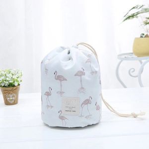 Reizen Grote Capaciteit Opslag Make Organizer Kleur Cilinder Wassen Tas Make-Functie Trekkoord Make-Up Tas Oxford