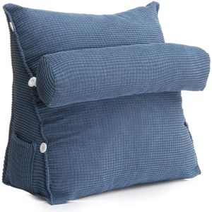 Bed Driehoekige Kussen Stoel Nachtkastje Lumbale Stoel Rugleuning Ligstoel Lui Kantoor Stoel Woonkamer Lezen Kussen Huishoudelijke Decor