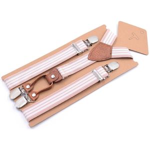 Elastische Jongens Gilrs Jarretel Set Voor Baby Jongens Kinderen Bruiloft Meisjes Bretels Baby Kids Polka Gestreepte Bretels Riem