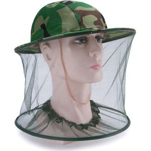 Outdoor Insect Bee Mosquito Slip Bug Net Mesh Hoofd Gezicht Protector Cap Hoed