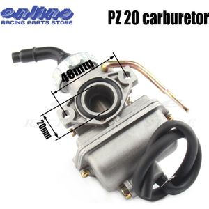 PZ20 20Mm Carburateur Manuel Choke Voor Keihi 110cc Kayo Apollo Bosuer Dirt Pit Bike Aap Fietsen Atv Quad Go kart