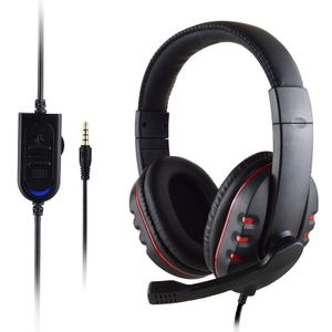 Voor PS4 Gaming Headset Gamer Wired Hoofdtelefoon Met Microfoon Muziek Casque Led Stereo Cascos Voor Xbox Een Schakelaar Laptop telefoon
