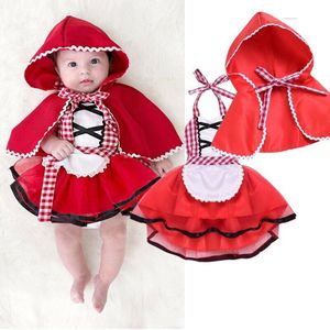 Zomer Pasgeboren Peuter Baby Meisjes Kleding Roodkapje Wedding Party Tutu Jurken Baby Meisje Kleding Set